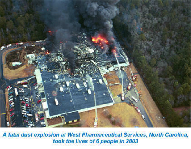Dust Explosion at West Pharmaceutical Services