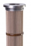 Pleated dust collector filter