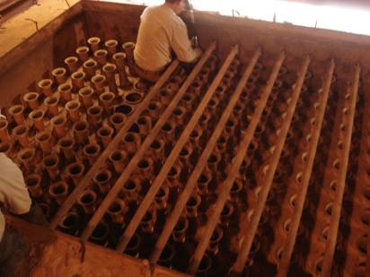 Use a contrasting fluorescent dye powder color during retesting to easily identify any previously missed or unidentified failures.